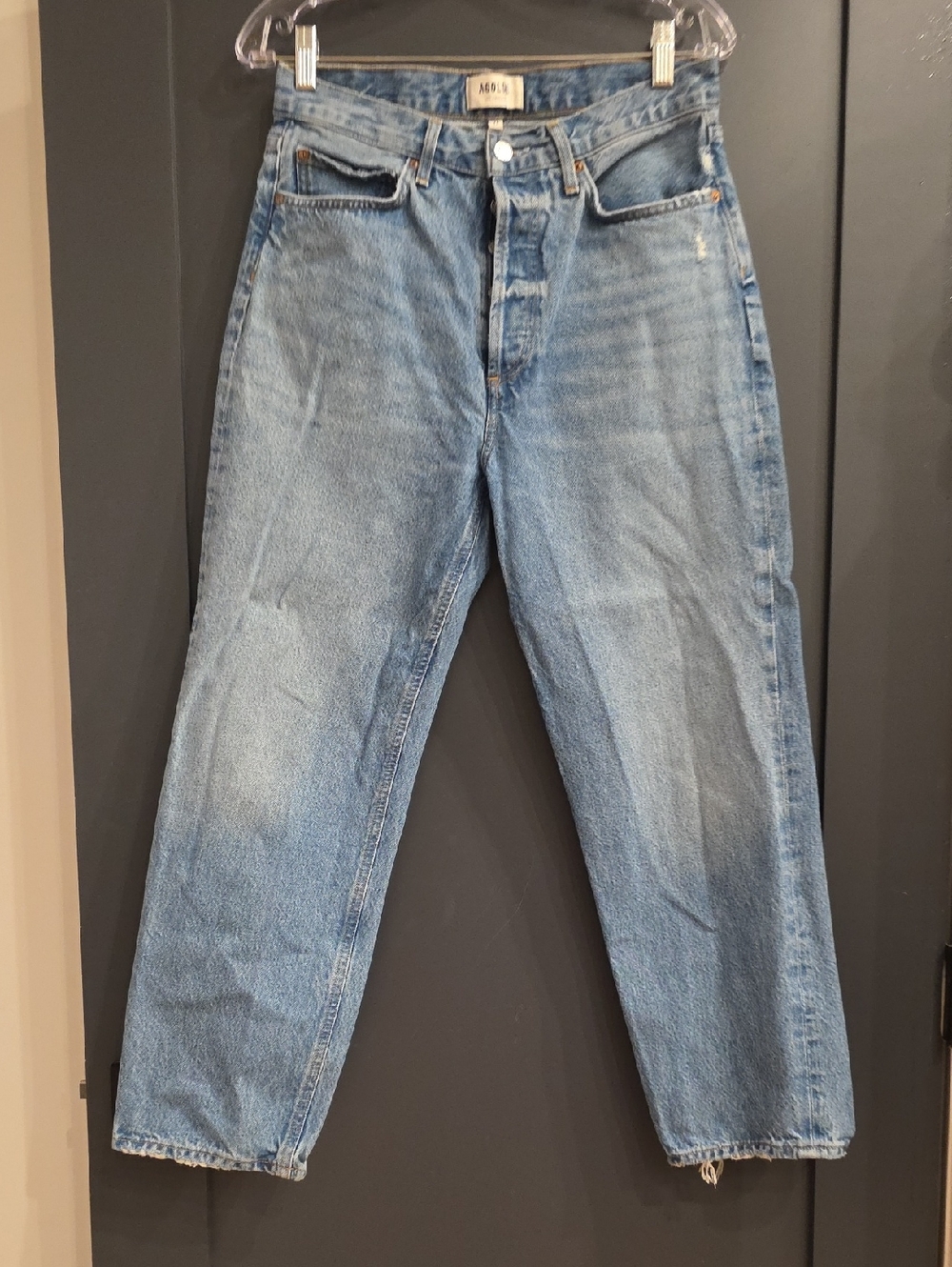 Agolde Light Blue Relaxed Jeans - Women's - Picture 2 of 9